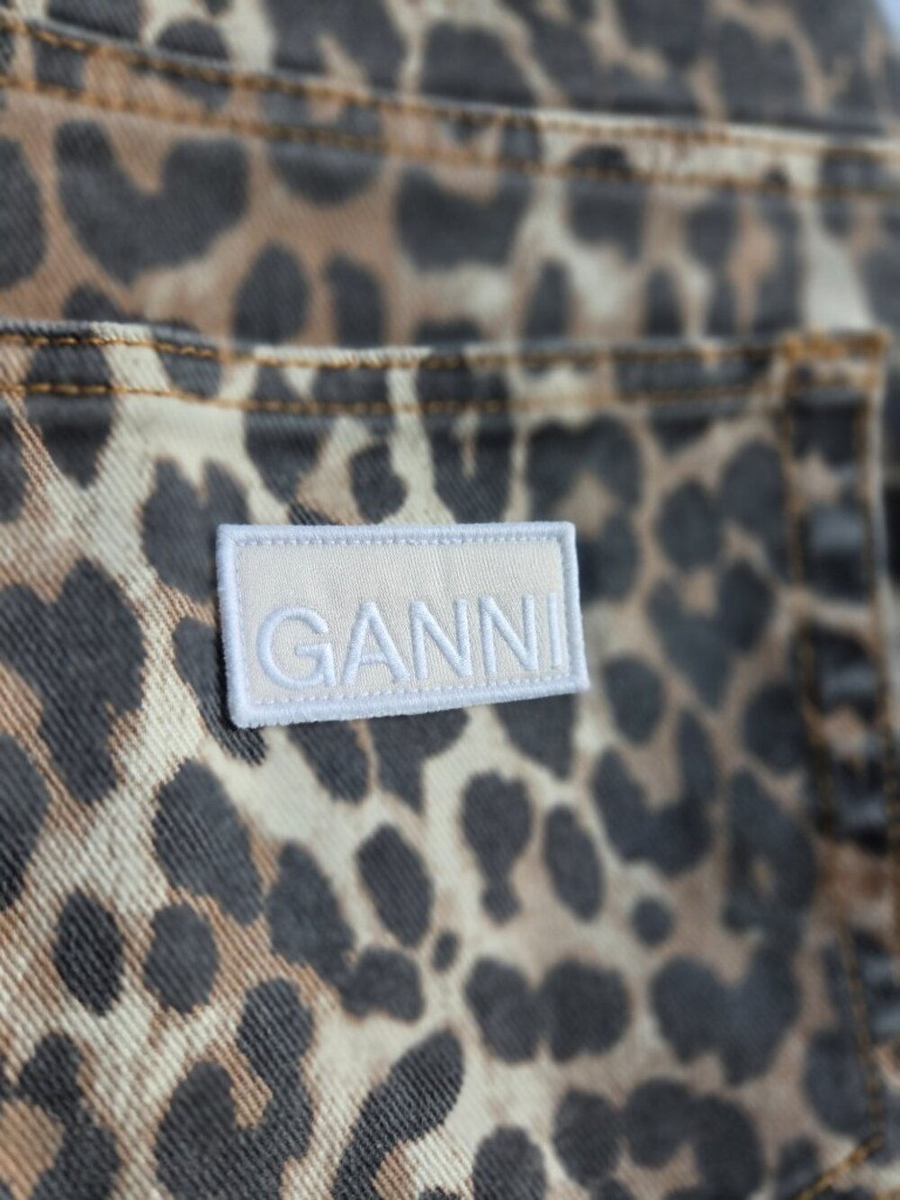 Ganni leopard print jeans - Picture 4 of 5